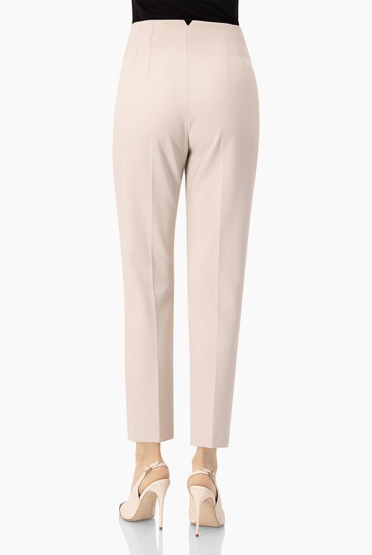 Pantalon recto con bolsas simuladas