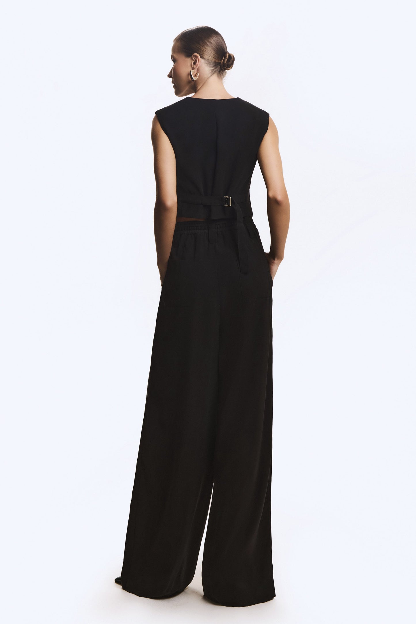 CALCA RETA PREGAS FRONTAIS CADARCO PARA AMARRACAO PRETO