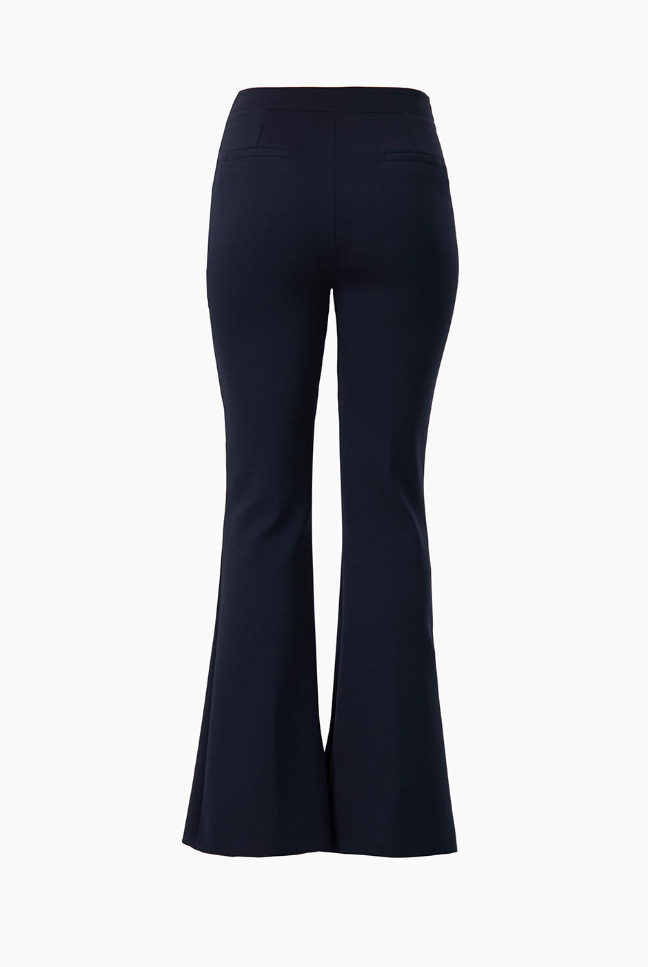 Pantalón marino semi acampanado con cierre lateral