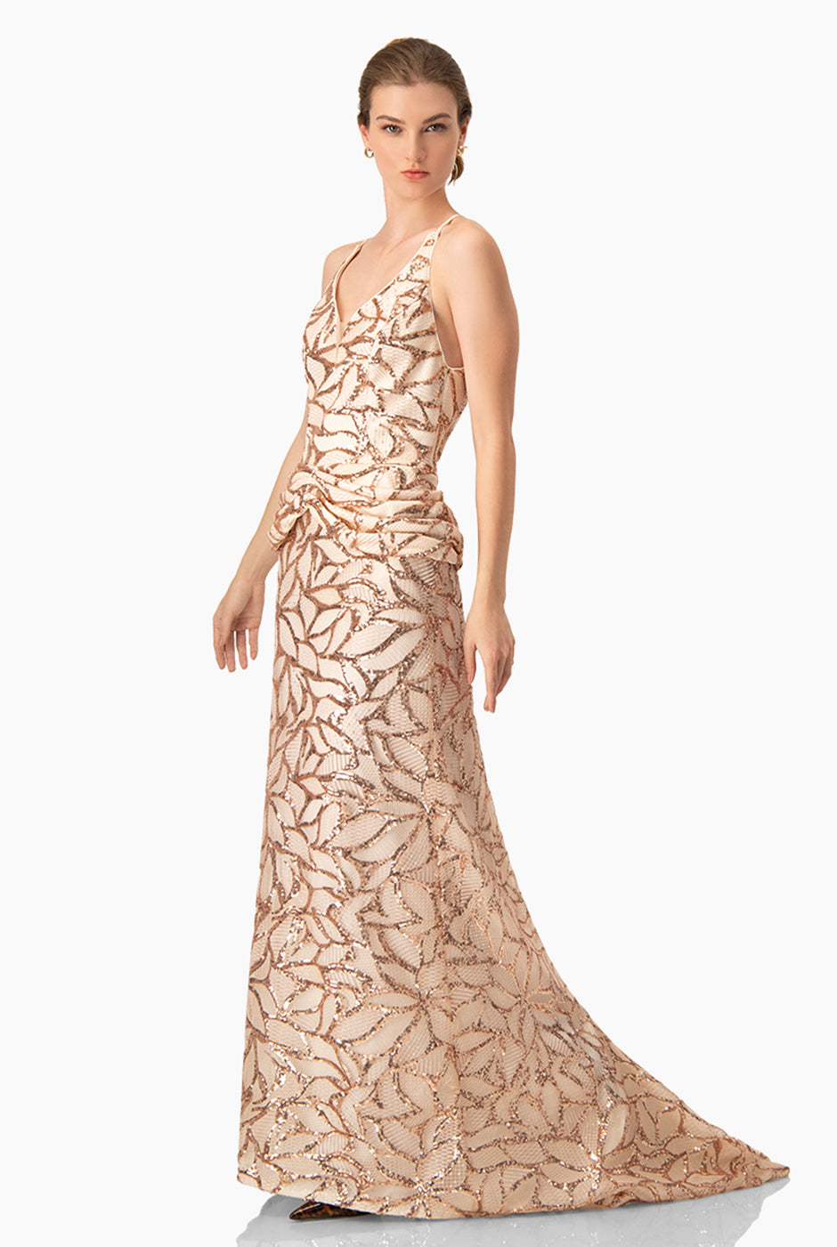 Vestido de bajo asimetrico