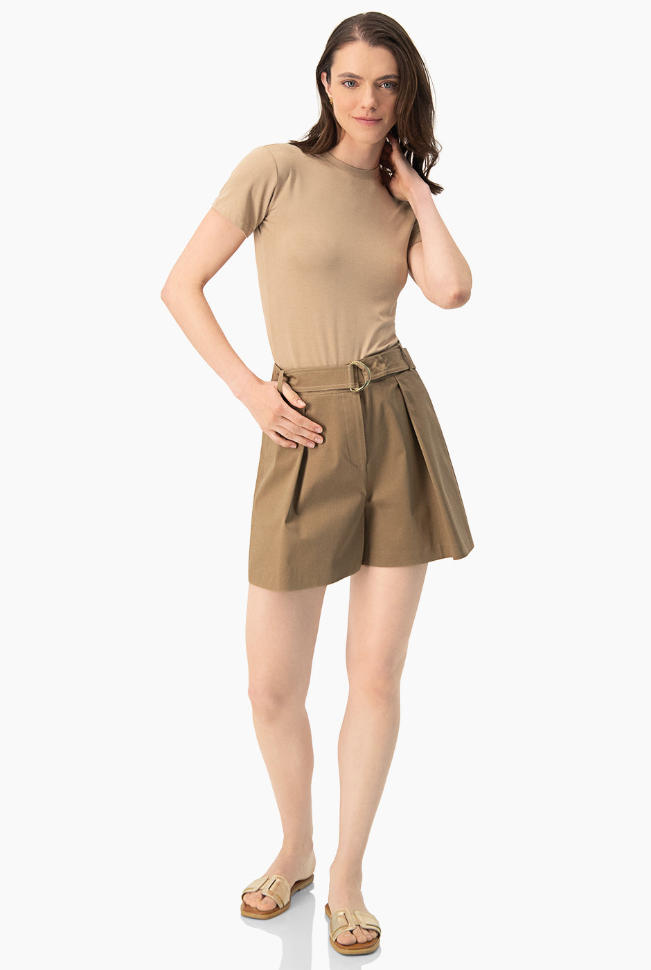 Short liso sastreado